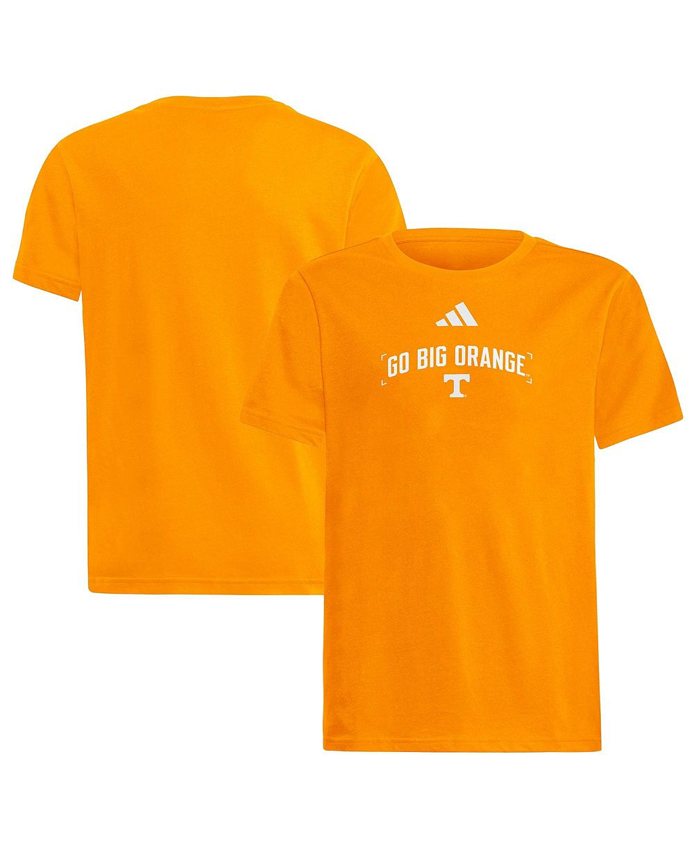 adidas футболка для мальчиков и девочек Tennessee Orange Tennessee Volunteers Go Orange Go Fresh, оранжевый
