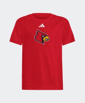 Big Boys and Girls adidas  Red Louisville Cardinals Fresh T-Shirt