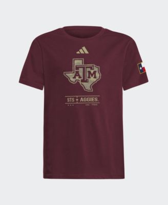 Big Boys and Girls adidas Maroon Texas A&M Aggies Honor & Support T-Shirt
