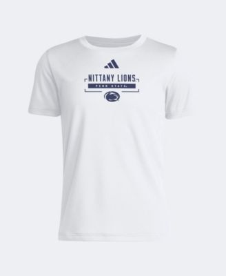 Big Boys and Girls adidas  White Penn State Nittany Lions Pregame Performance T-Shirt