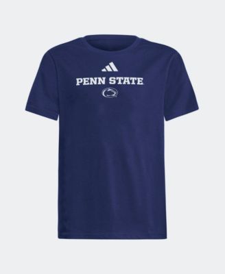 Big Boys and Girls adidas  Navy Penn State Nittany Lions Wordmark Fresh T-Shirt