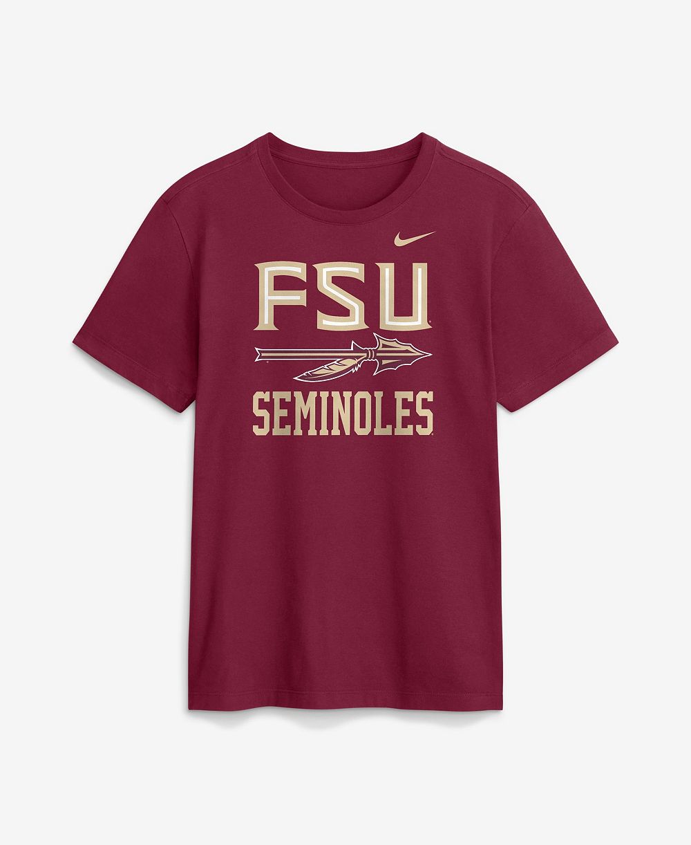 Men's Nike  Garnet Florida State Seminoles Primetime Logo Mantra T-Shirt