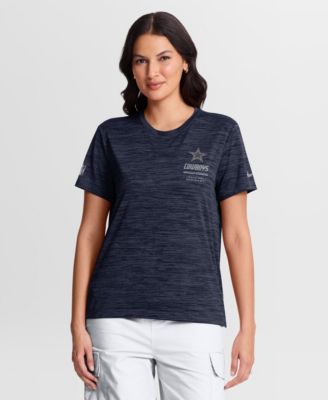 Nike Женская темно-синяя Dallas Cowboys Sideline Velocity Dri-FIT футболка