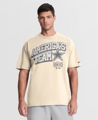 Men's Nike Natural Dallas Cowboys Vintage Mod Blown Away Max90 T-Shirt