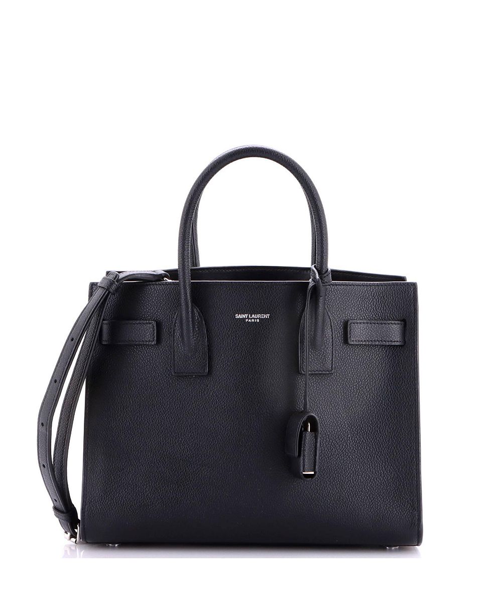 Б/у кожаная сумка Saint Laurent Baby Sac de Jour NM