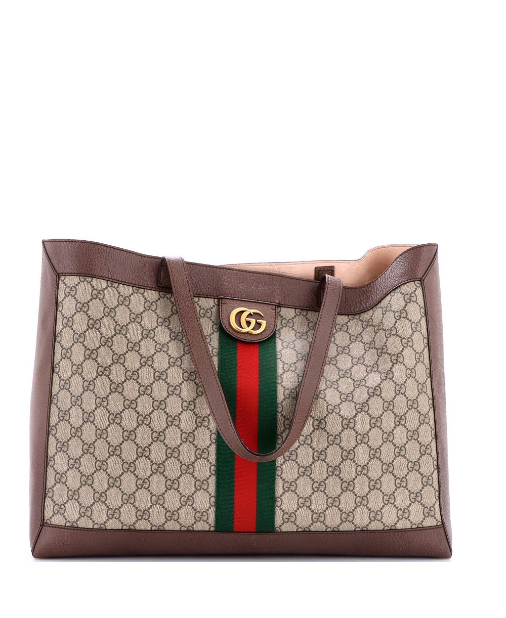 Pre-Owned Gucci Disney Three Little Pigs Ophidia East West сумка-тоут из лакированной ткани