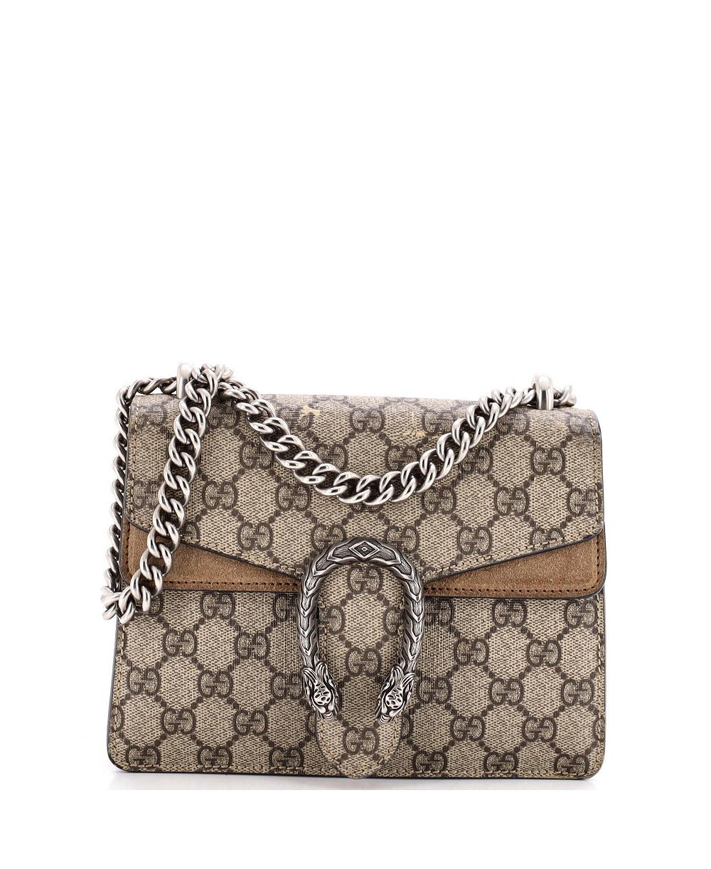 Б/у маленькая сумка Gucci Mini Dionysus из ткани GG coated canvas