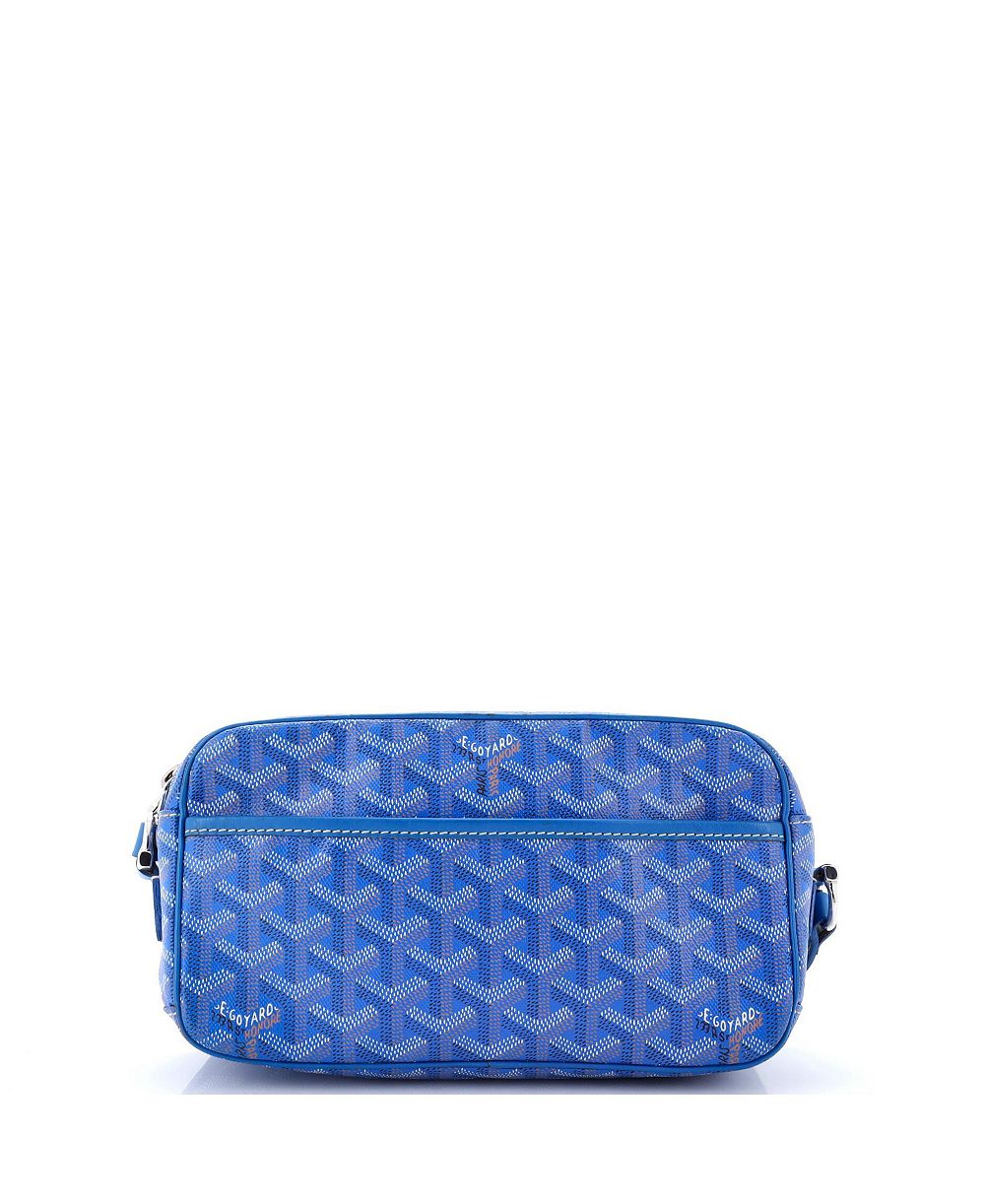 Б/у сумка-кроссбоди Goyard Cap Vert из лакированной ткани