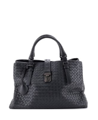 Pre-Owned Bottega Veneta средняя сумка Roma из кожи Intrecciato Nappa