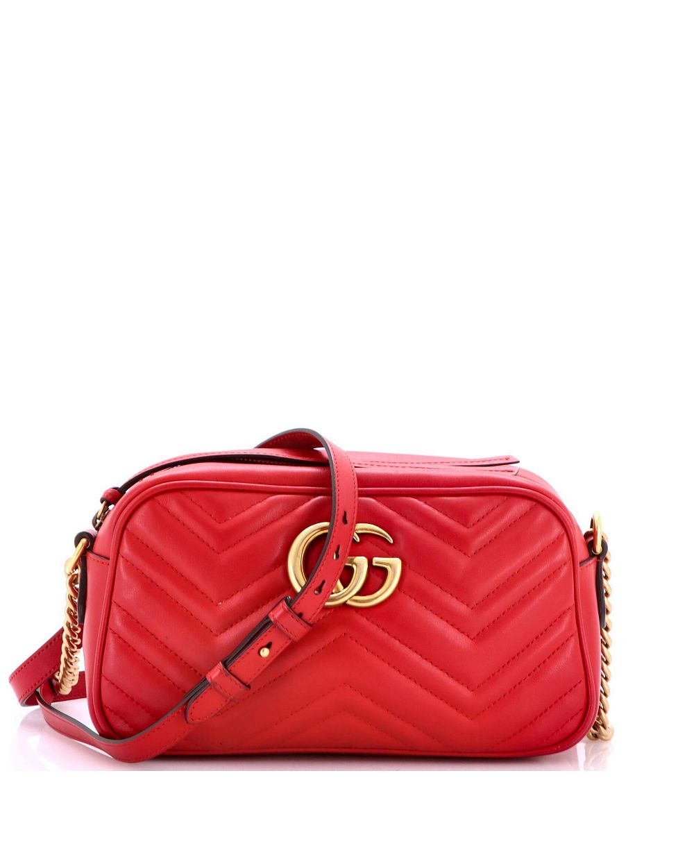 Pre-Owned Gucci GG Marmont Matelasse Small Leather Shoulder Bag