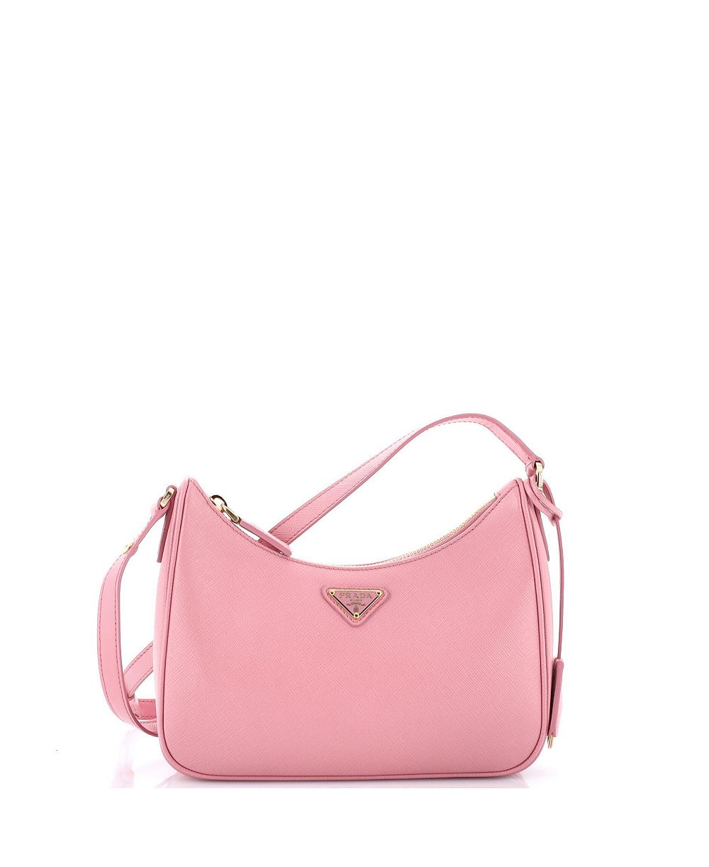 Pre-Owned Prada Mini Adjustable Handle Saffiano Leather Hobo