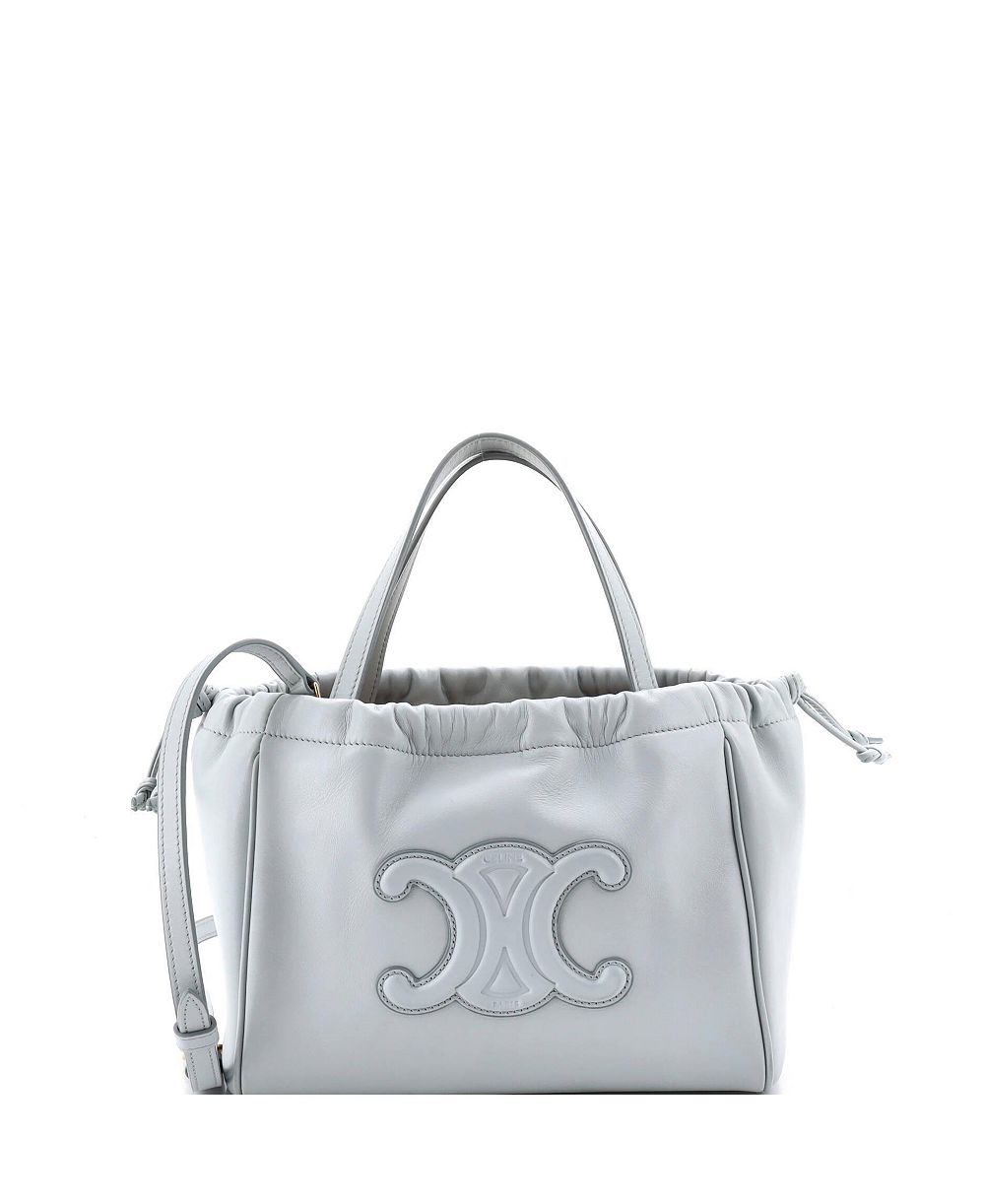 Б/у сумка-тоут Celine Cuir Triomphe из кожи с затяжкой