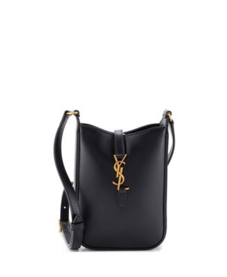 Pre-Owned Saint Laurent Mini Le 5 a 7 вертикальная сумка через плечо кожа