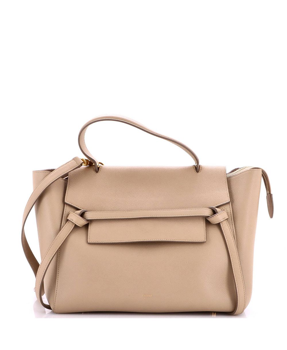 Б/у сумка-клатч Celine Textured Leather Mini Belt Bag