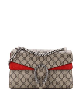 Б/у маленькая сумка Gucci Dionysus из лакированного канваса GG