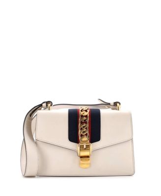 Б/у сумка через плечо Gucci Small Leather Sylvie из кожи