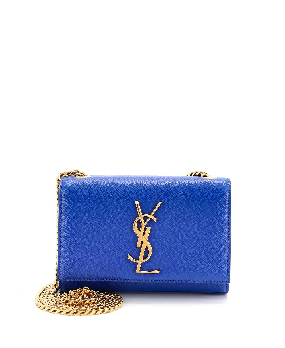 Pre-Owned Saint Laurent маленькая сумка через плечо Classic с монограммой из зернистой кожи