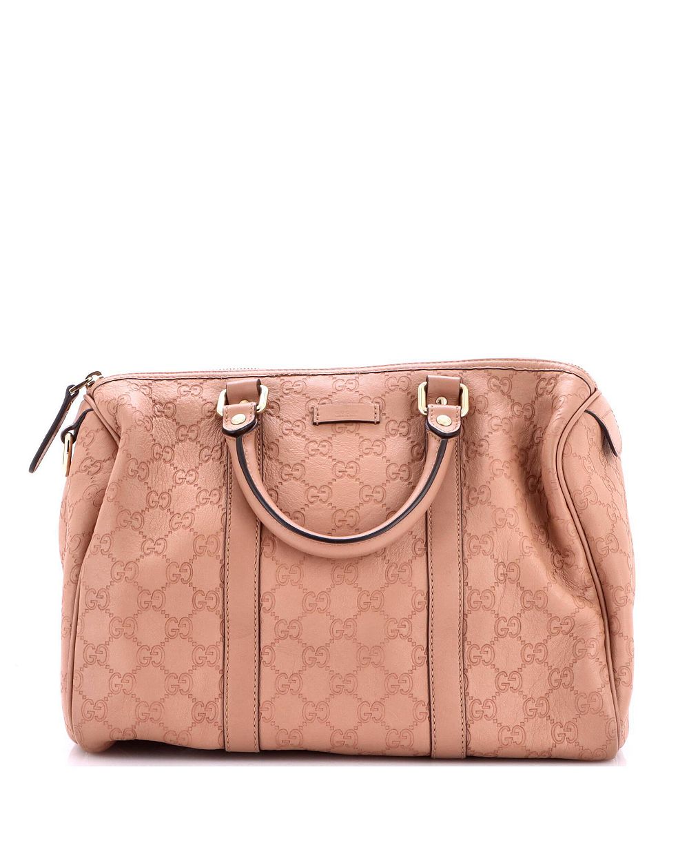 Pre-Owned Gucci Medium Joy Boston Bag Guccissima Leather