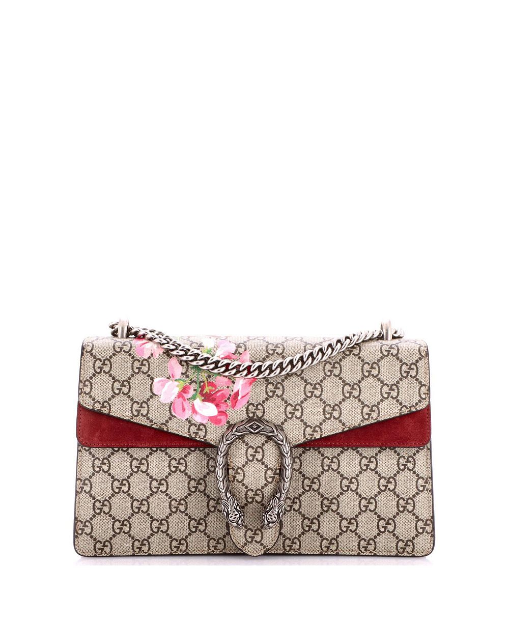 Pre-Owned Gucci Dionysus Blooms печать маленький плечевая сумка