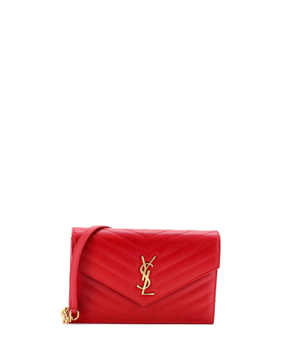 Pre-Owned Saint Laurent Small Classic Monogram кошелек на цепочке
