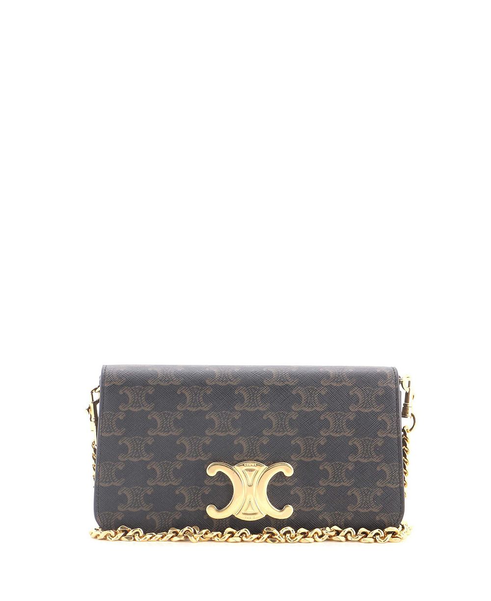 Б/у сумка-клатч Celine Multipochette Flap Triomphe из ткани coated canvas, 8"Ш x 4"В x 2"Г