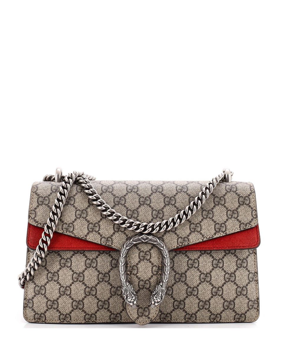 Pre-Owned Gucci маленький Dionysus сумка GG покрытая ткань