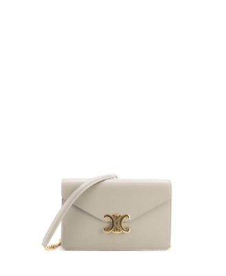 Pre-Owned Celine кошелек Margo Triomphe на цепочке из кожи