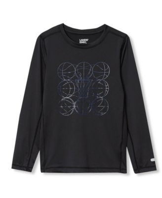 Lands' End Boys' 4-20 Active Long-Sleeve Graphic T-Shirt