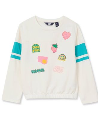 Lands' End Girls' 4-16 Varsity Graphic Long-Sleeve T-Shirt