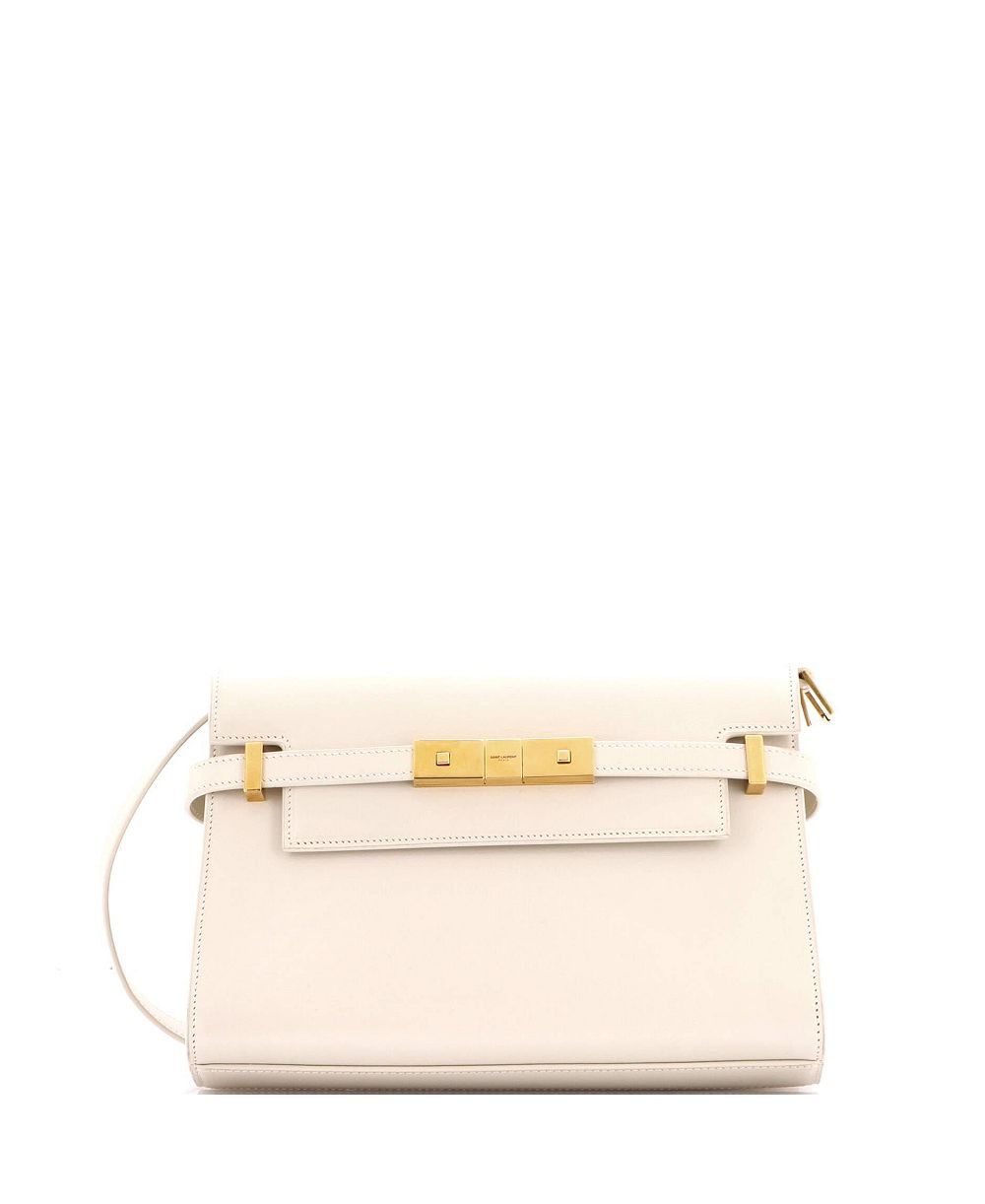 Б/у сумка-мессенджер Saint Laurent Small Manhattan из кожи