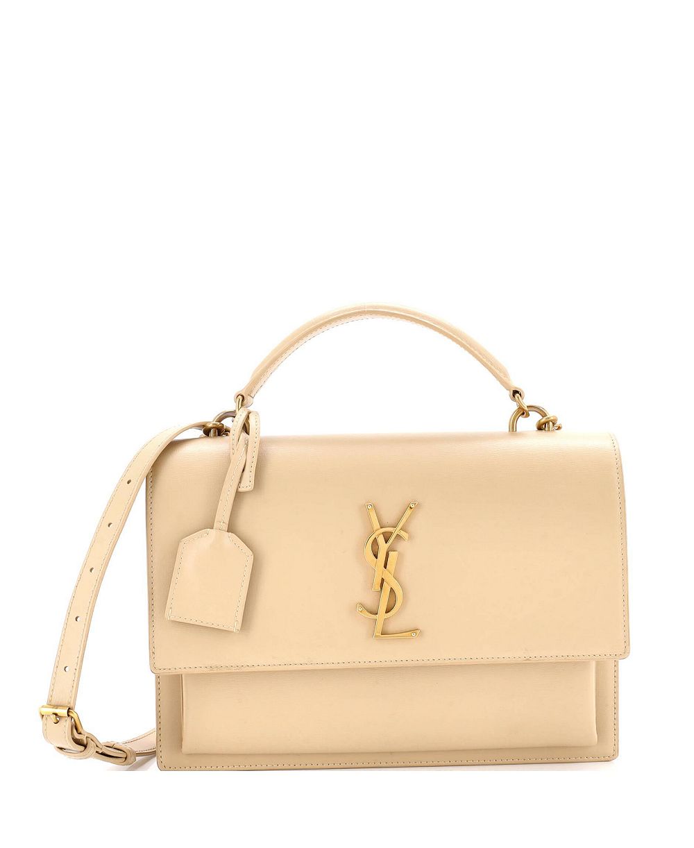 Pre-Owned Saint Laurent Medium Sunset Top Handle Shoulder Bag Leather