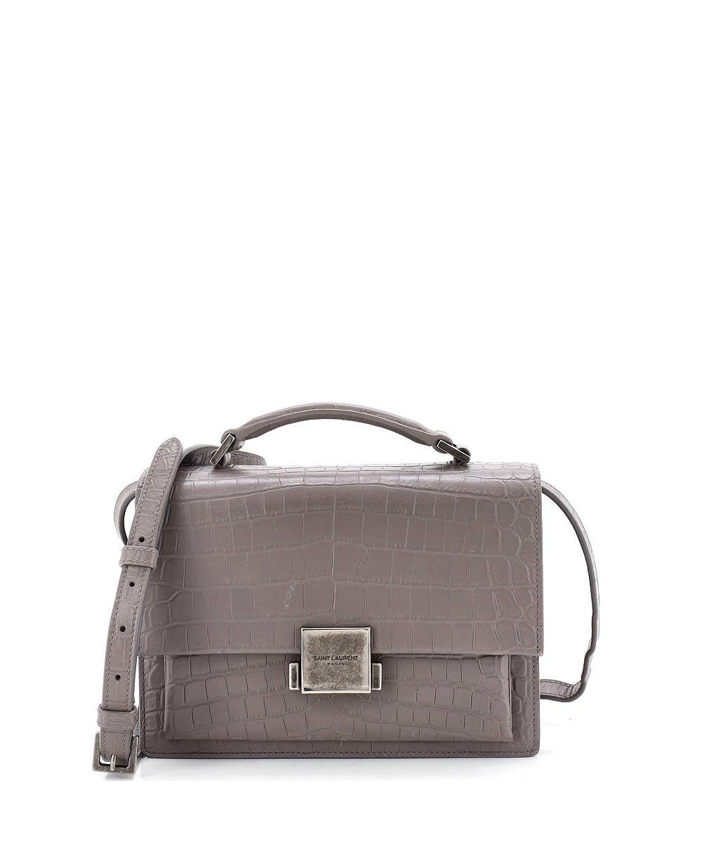 Б/у средняя сумка Saint Laurent Medium Bellechasse из тисненой кожи