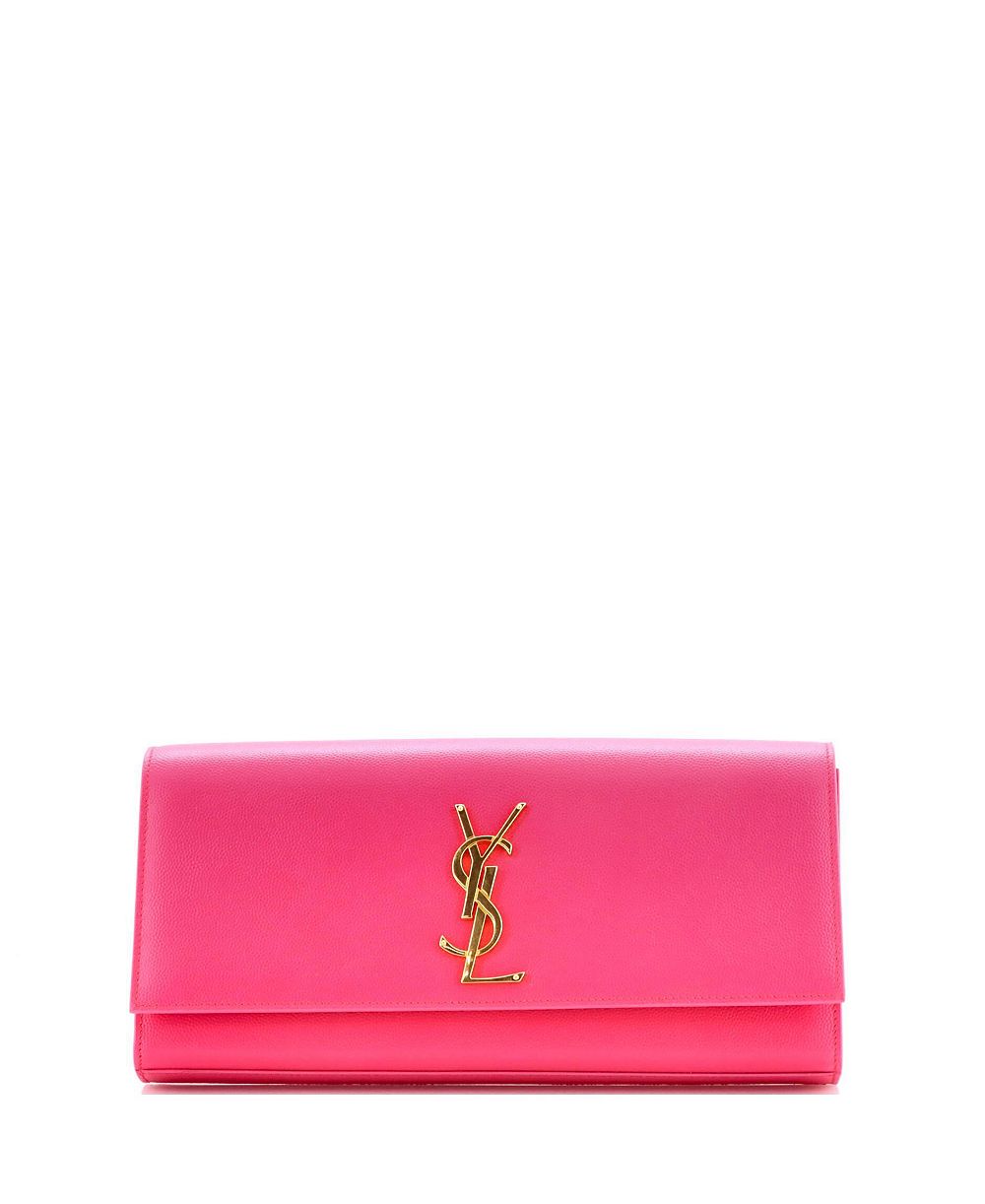 Б/у клатч Saint Laurent Classic Monogram из кожи
