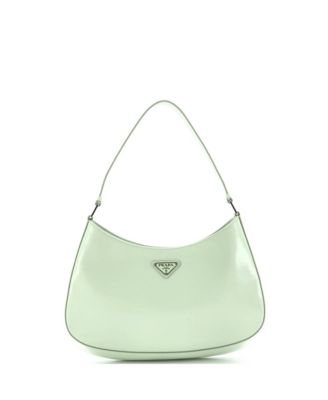 Pre-Owned Prada большая сумка через плечо Cleo из кожи Spazzolato