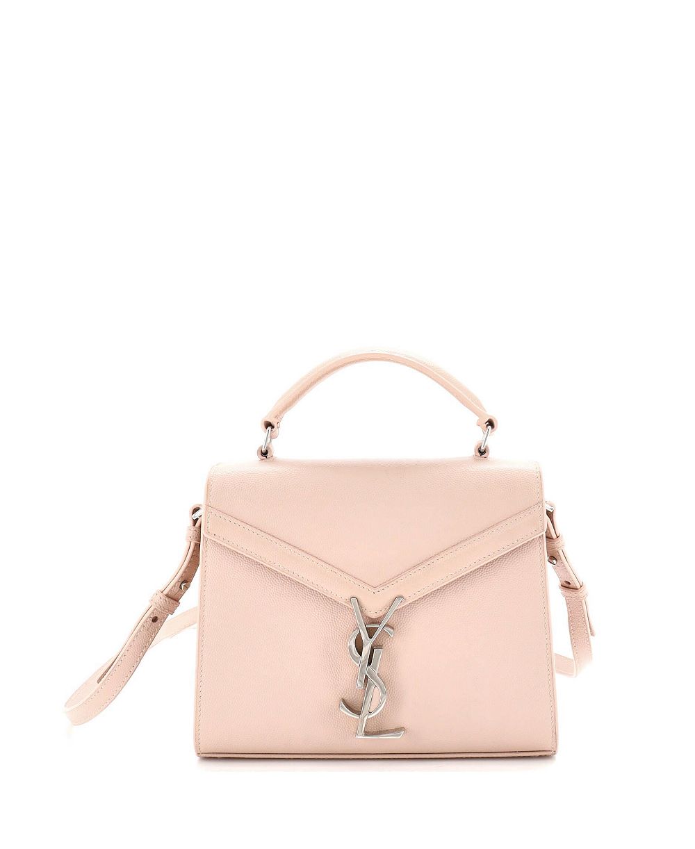 Pre-Owned Saint Laurent Mini Cassandra Top Handle Bag Leather