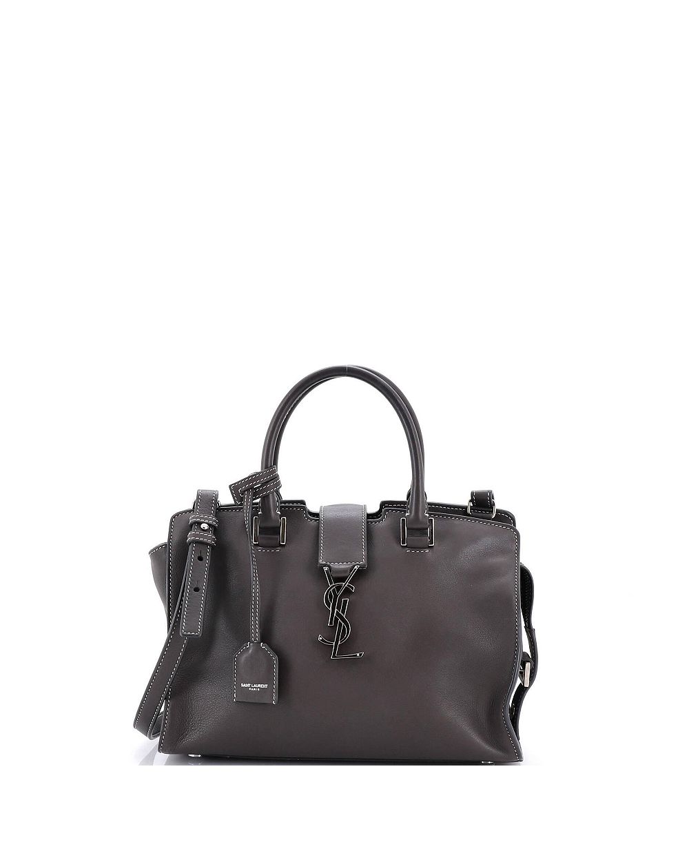 Pre-Owned Saint Laurent мини-сумка Baby Monogram Cabas из кожи