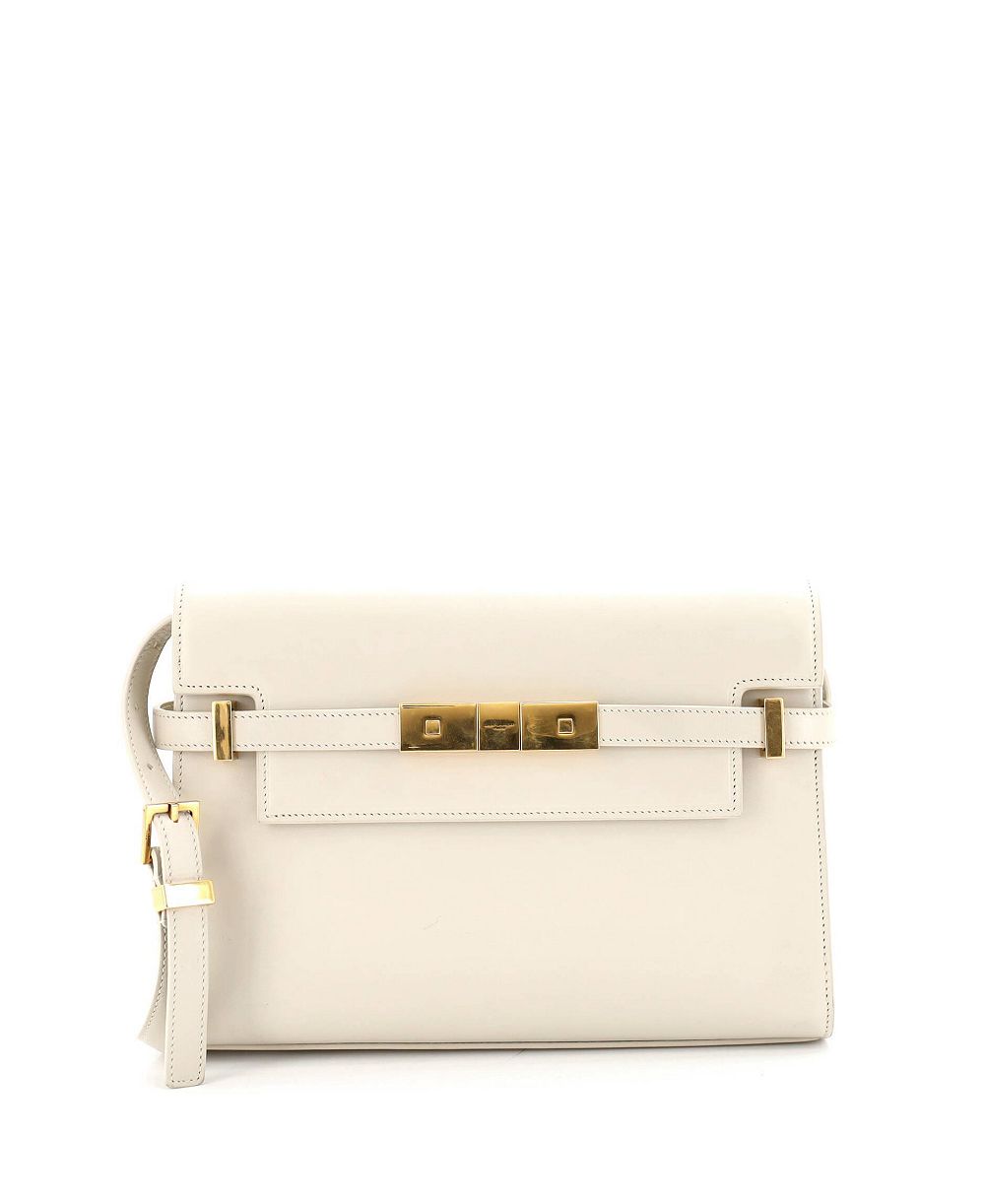 Б/у сумка-мессенджер Saint Laurent Small Manhattan из кожи