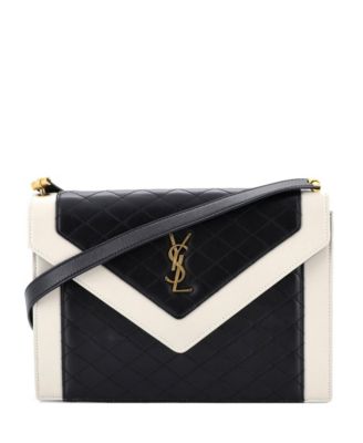 Б/у средняя сумка-саквояж Saint Laurent Gaby Envelope из стеганой кожи