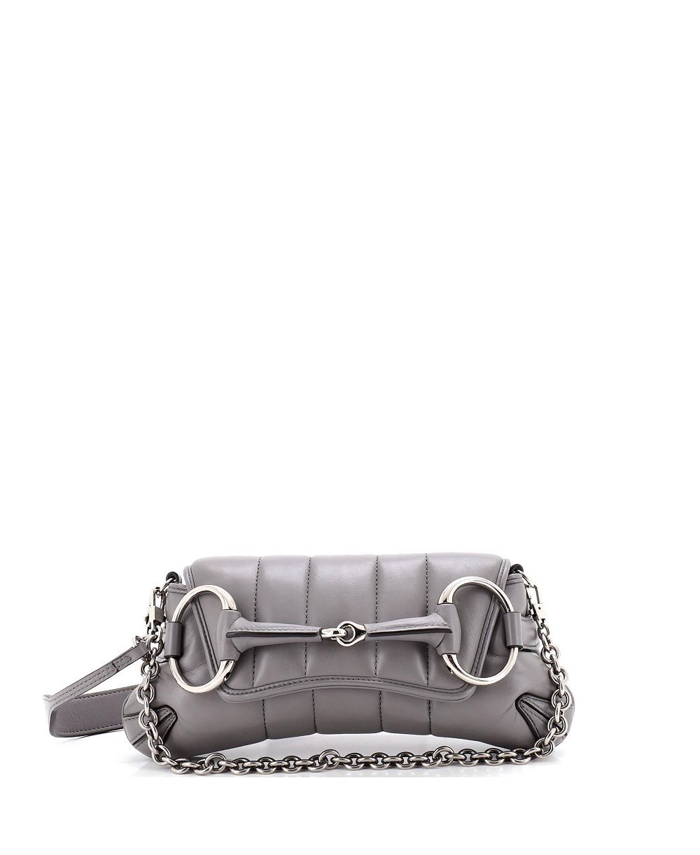 Сумка Gucci Small Horsebit Chain Shoulder Bag Vertical Quilted Leather (б/у)