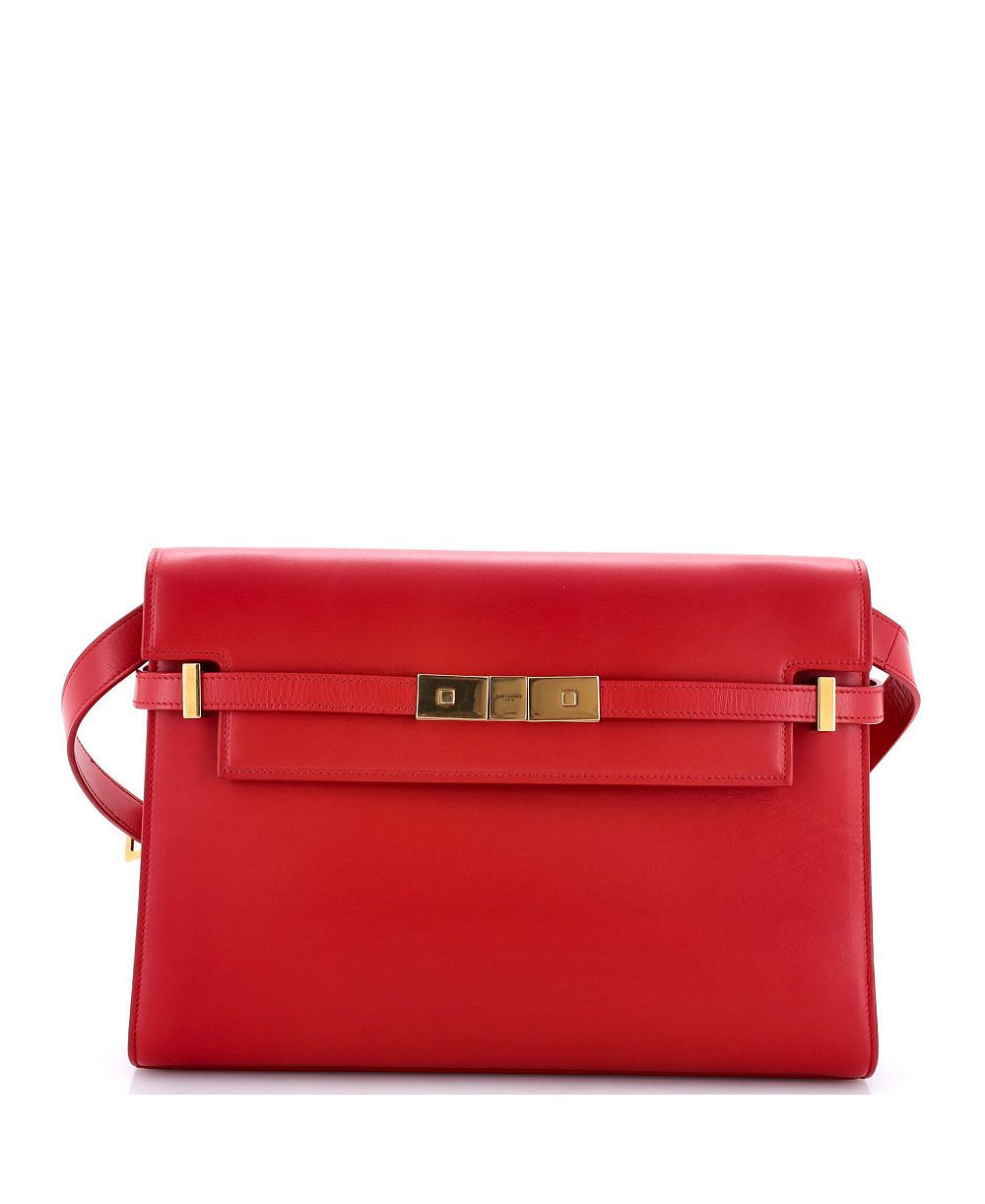 Pre-Owned Saint Laurent Medium Manhattan Shoulder Bag Leather