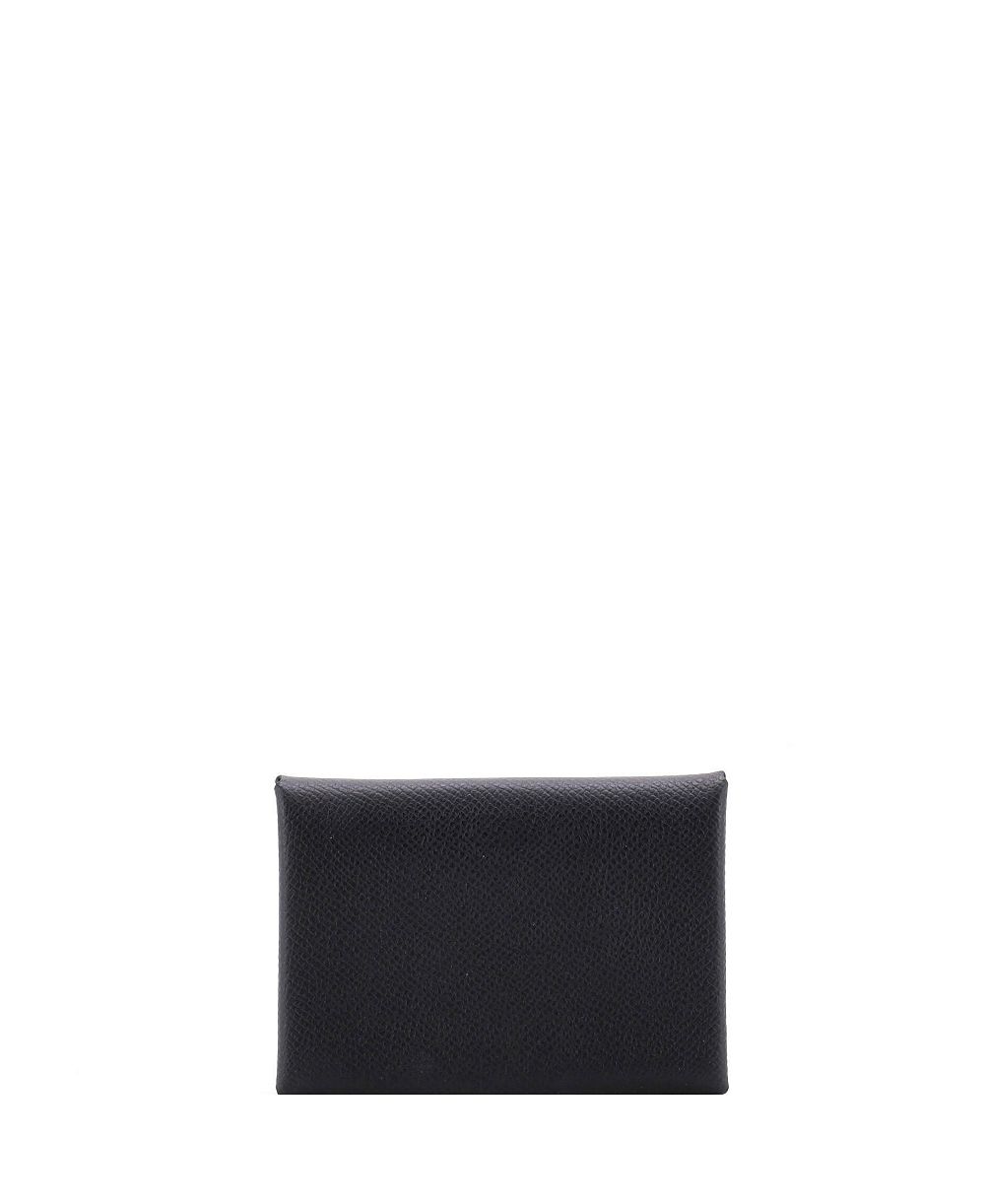 Pre-Owned Hermés Calvi Duo Epsom Leather Card Case