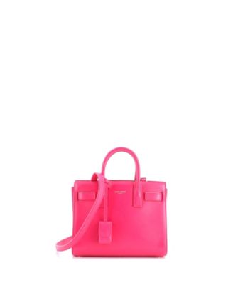 Б/у мини-сумка Saint Laurent Nano Sac de Jour из кожи