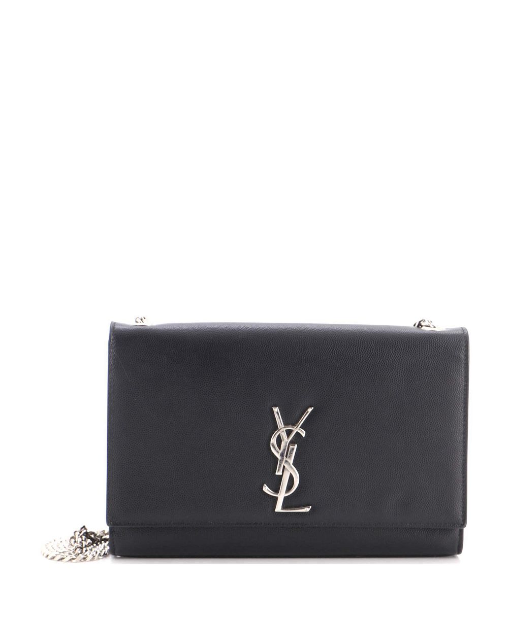 Б/у средняя сумка через плечо Saint Laurent Classic Monogram из зернистой кожи