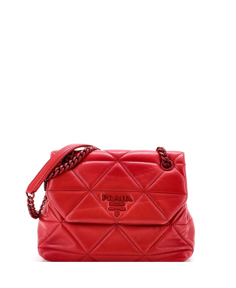 Б/у маленькая сумка Prada Small Spectrum Flap из стеганой кожи Nappa