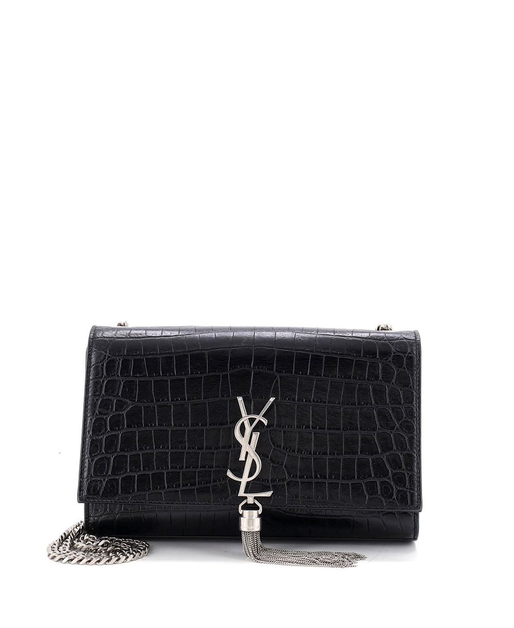 Pre-Owned Saint Laurent сумка через плечо Medium Classic Monogram Tassel с тиснением из кожи
