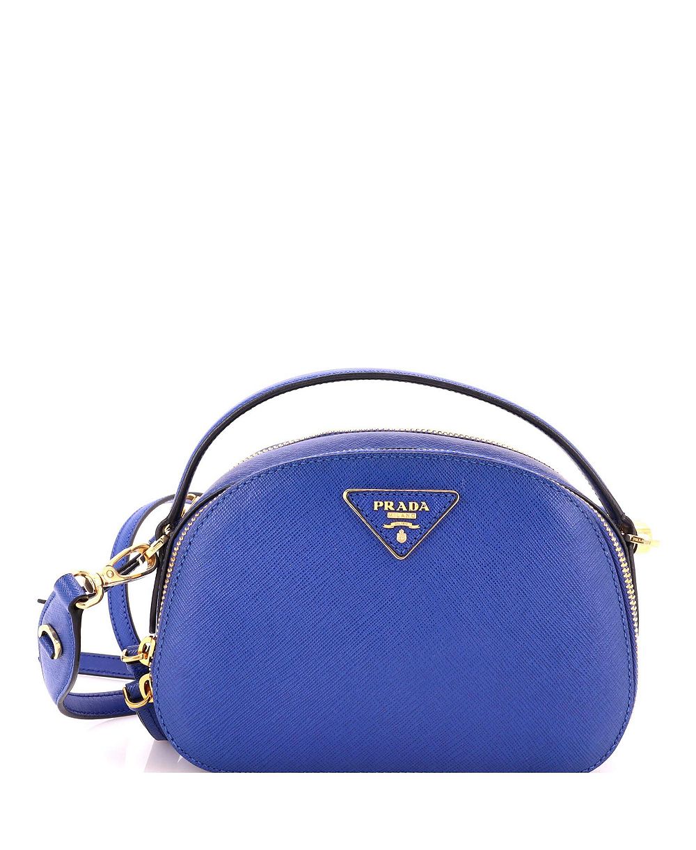Pre-Owned Prada Small Odette верхняя ручка сумка Saffiano кожа