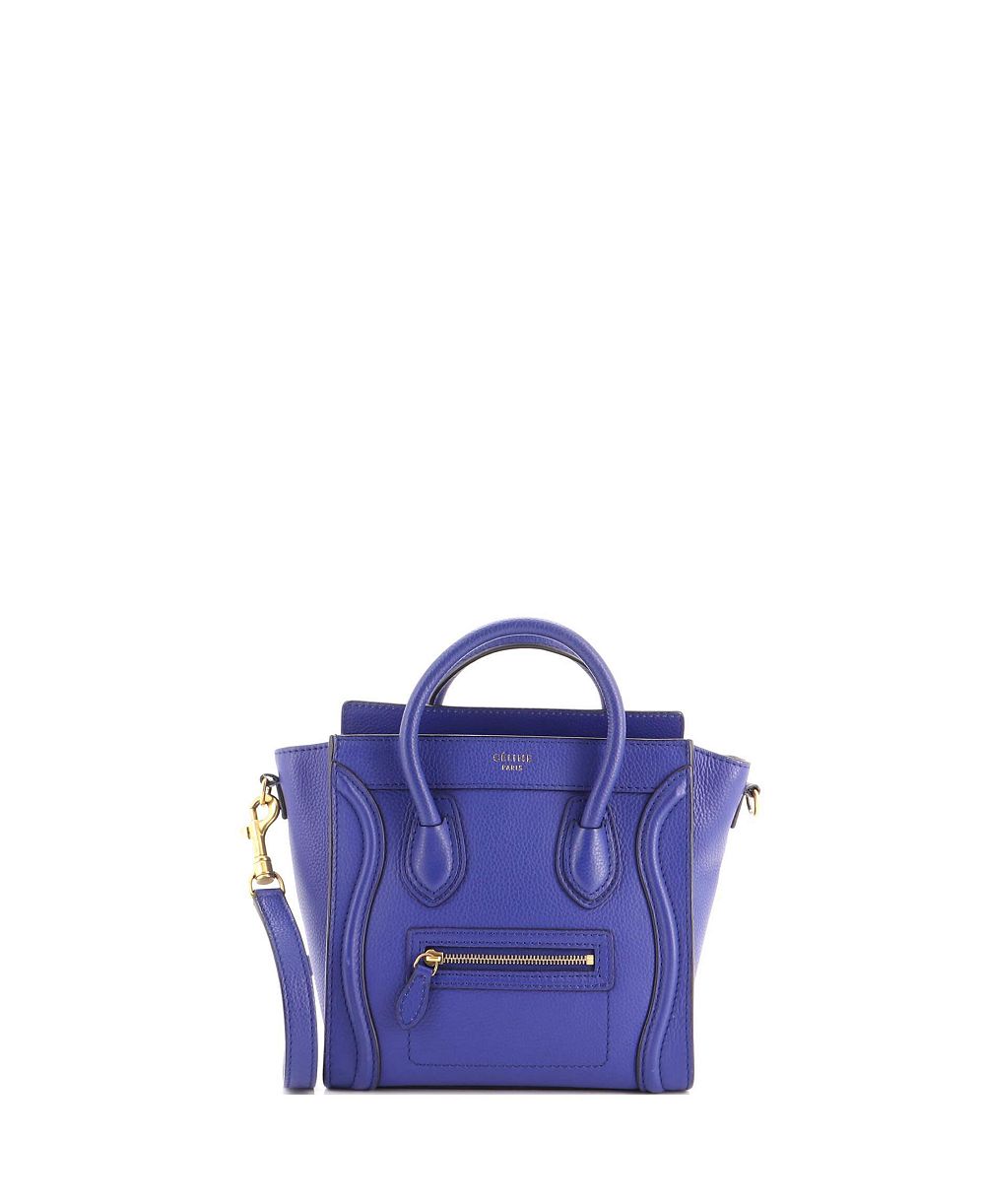 Сумка Celine Nano Luggage Bag Grainy Leather, б/у