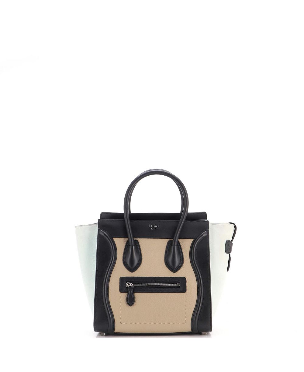 Pre-Owned Celine микрокожаная сумка Luggage в трех цветах