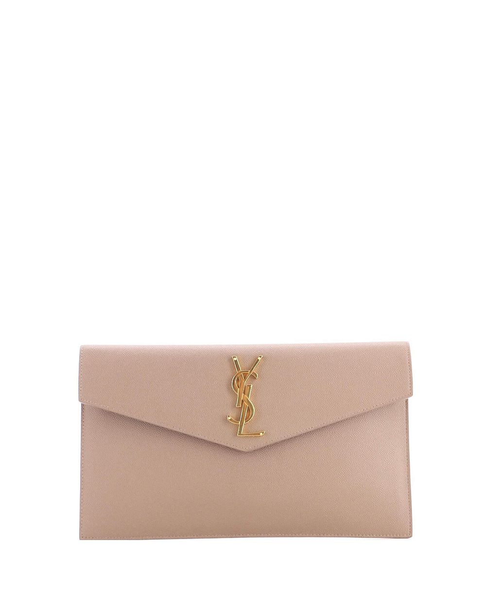 Б/у сумка-клатч Saint Laurent Uptown из кожи