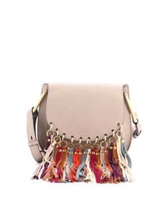 Pre-Owned Chloe маленькая кожаная сумка Hudson с разноцветной бахромой